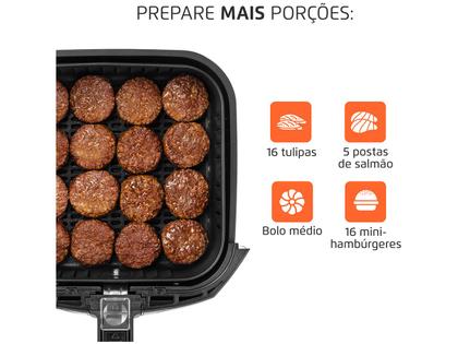 Fritadeira Elétrica sem Óleo/Air Fryer Mondial Family AFN-40-BI Preto 4L com Timer